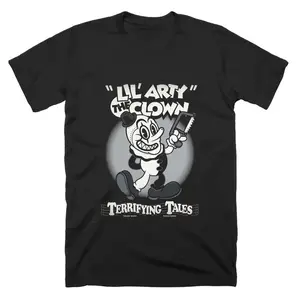 Art The Clown Lil'Arty The Clown, Terrifying Tales Halloween T-shirt, Terrifier 3 Tee, Gift for Halloween, New Scary Movie Terrifier Halloween, Vibes