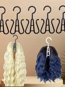 6pcs Wig Storage Hooks Set, Dustproof Bag Compatible Hooks, Multi-Functional Hooks for Wig Display Drying, All Seasons Use