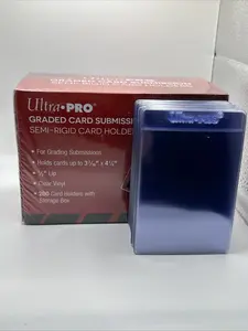 Ultra Pro Graded Card Submission Semi-Rigid Card Holders Lot of 50 Holders from Box (1/4 of box) For Card Grading