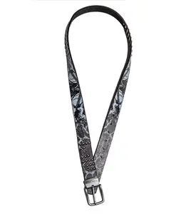 Affliction Men's Belt Two Skulls
