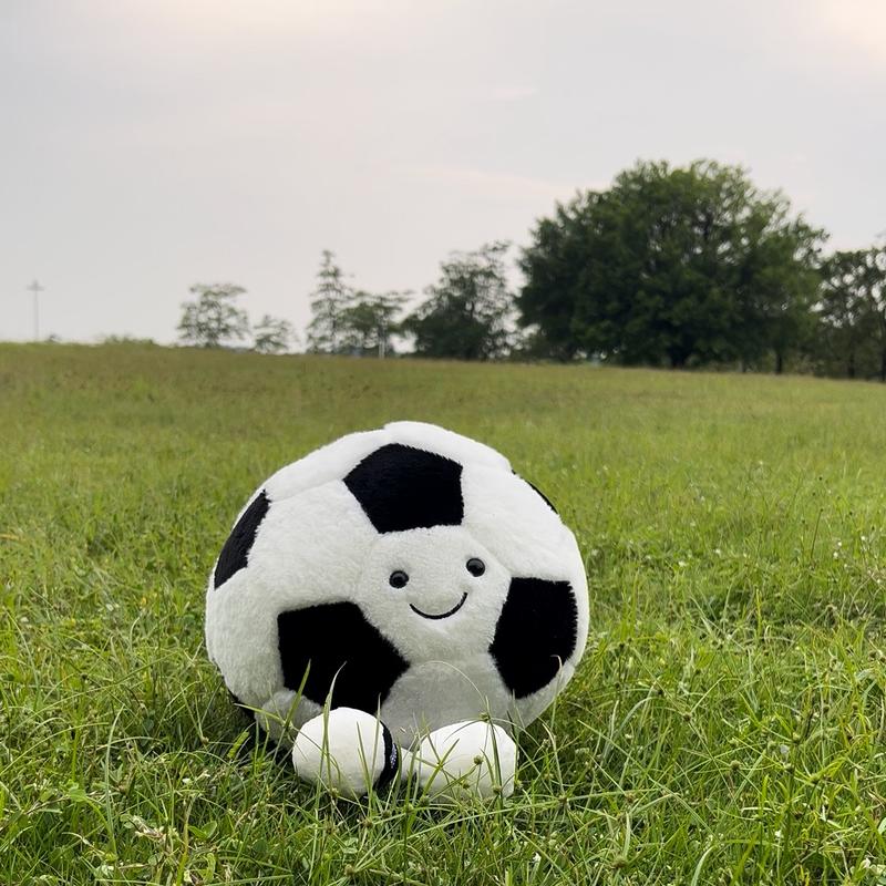 11inch Stuffed Sports Balls Toy Creative FootbalDoll Fun Cute Plush Doll Toy Plush StuffedSpherical Soft Toys Sports Throw PillowCushionKids Gift bubble stuffedanimal