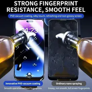 Oleophobic Coating Dust Free Easy Installation Screen Protector For iPhone17 17AIR 17Pro max 14 13 12 15 16 Pro Max Mini Glass