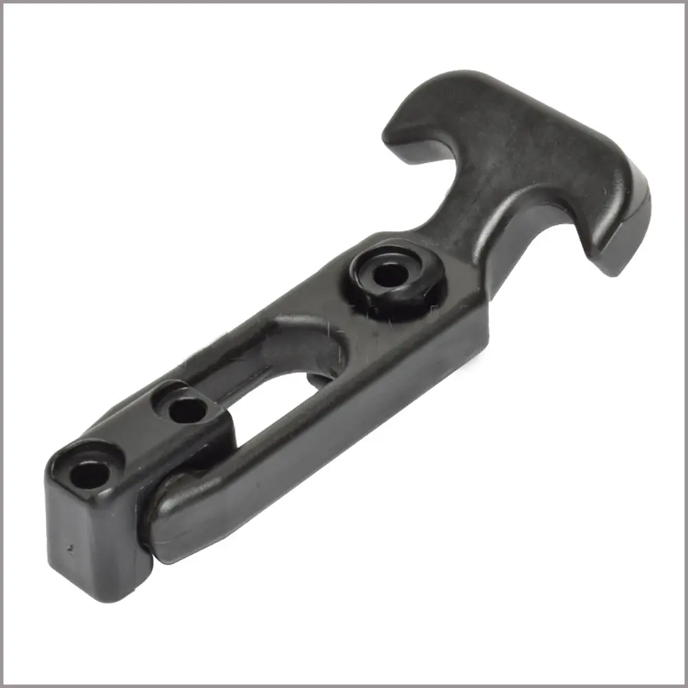 Southco T-Handle Latch - Black Flexible Rubber w-Keeper