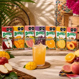Boing! Juice Pulp Juice - Different Flavors Choose Your Favorite Flavor - Escoge Tu Sabor Favorito - Tradicion Mexicana