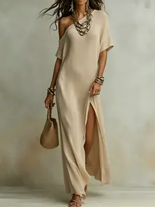 Women's 2026 European and American Fashion Style Casual Dress, Comfortable and Stylish Design, Perfect for Daily Wear and Special Occasions, Womenswear