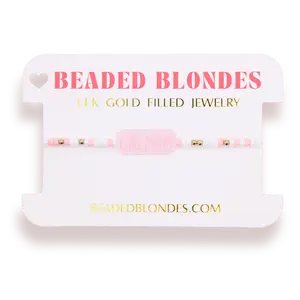 Girl Mom Bracelet on Color