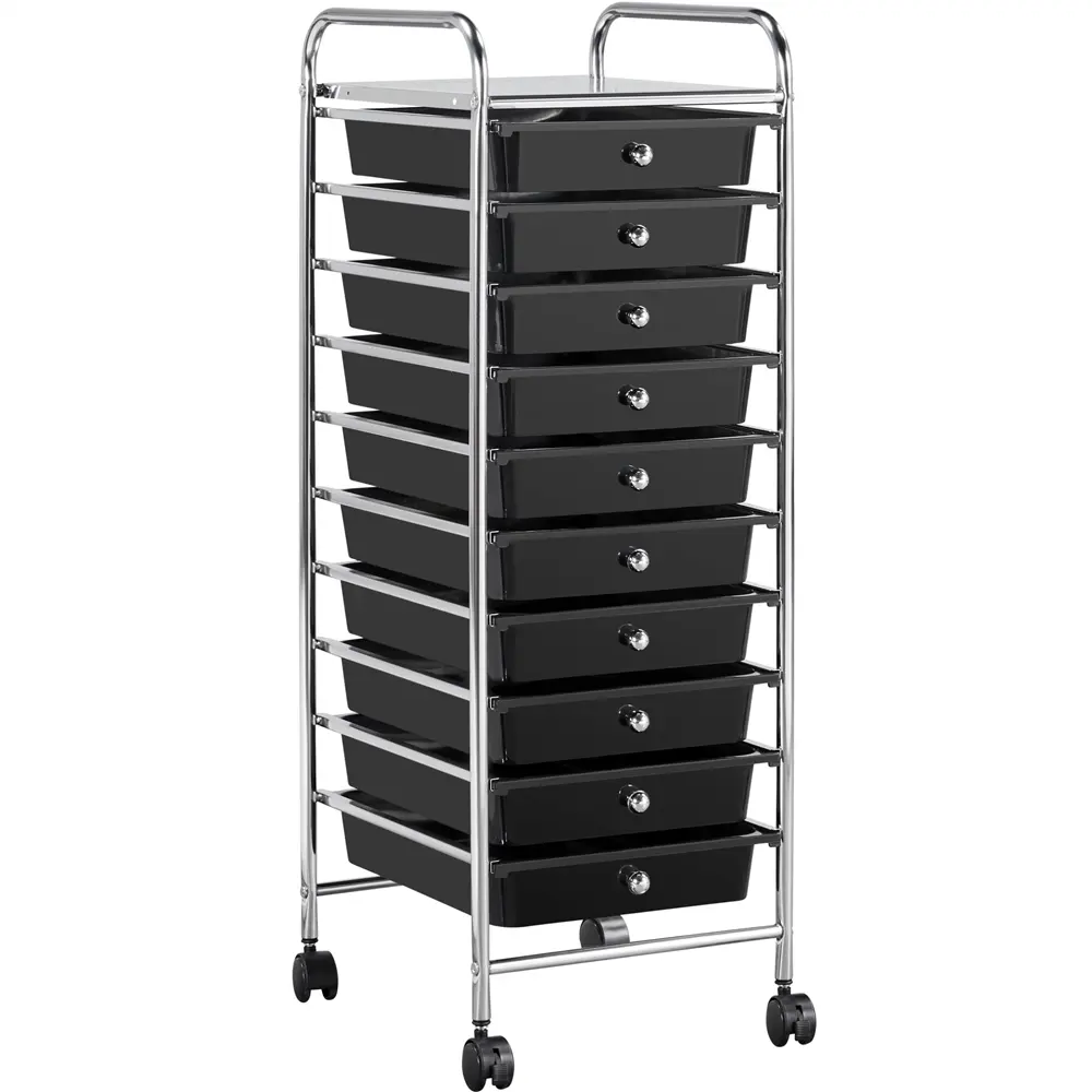 10 Drawers - Black