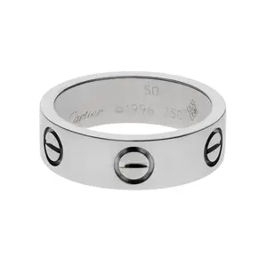 Pre-owned Cartier Love Ring Size 50