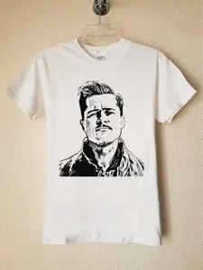 Inglourious Basterds Apache T-Shirt for Men – White Graphic Tee Movie Character Design