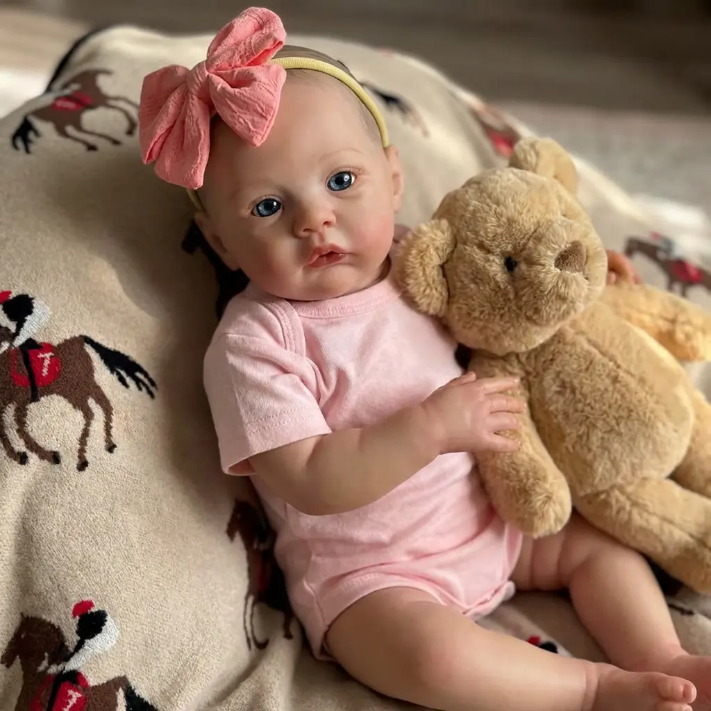 Lifelike Reborn Baby Dolls 20 Inch Full vinyl body Real Life Baby Dolls gifts for Mother's Day Valentine's Day Children's Day & Christmas