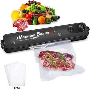 Jahy2Tech Automatic Electric Plug Design Vacuum Sealer with Textured Bags Food Preservation US Seller Jahy2Tech