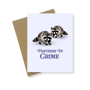 Greeting Card | Partners In Crime