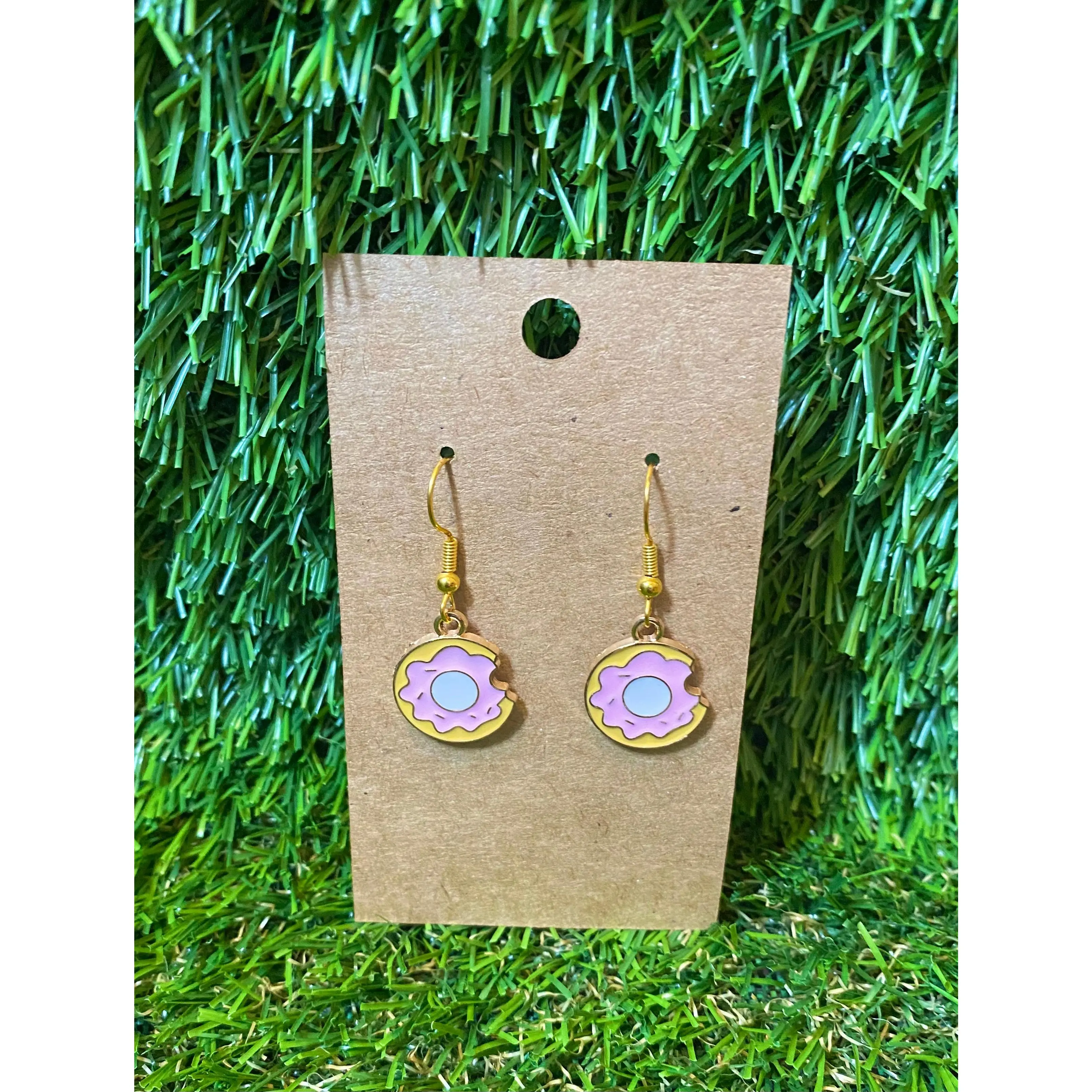 Donut Dangling Earrings