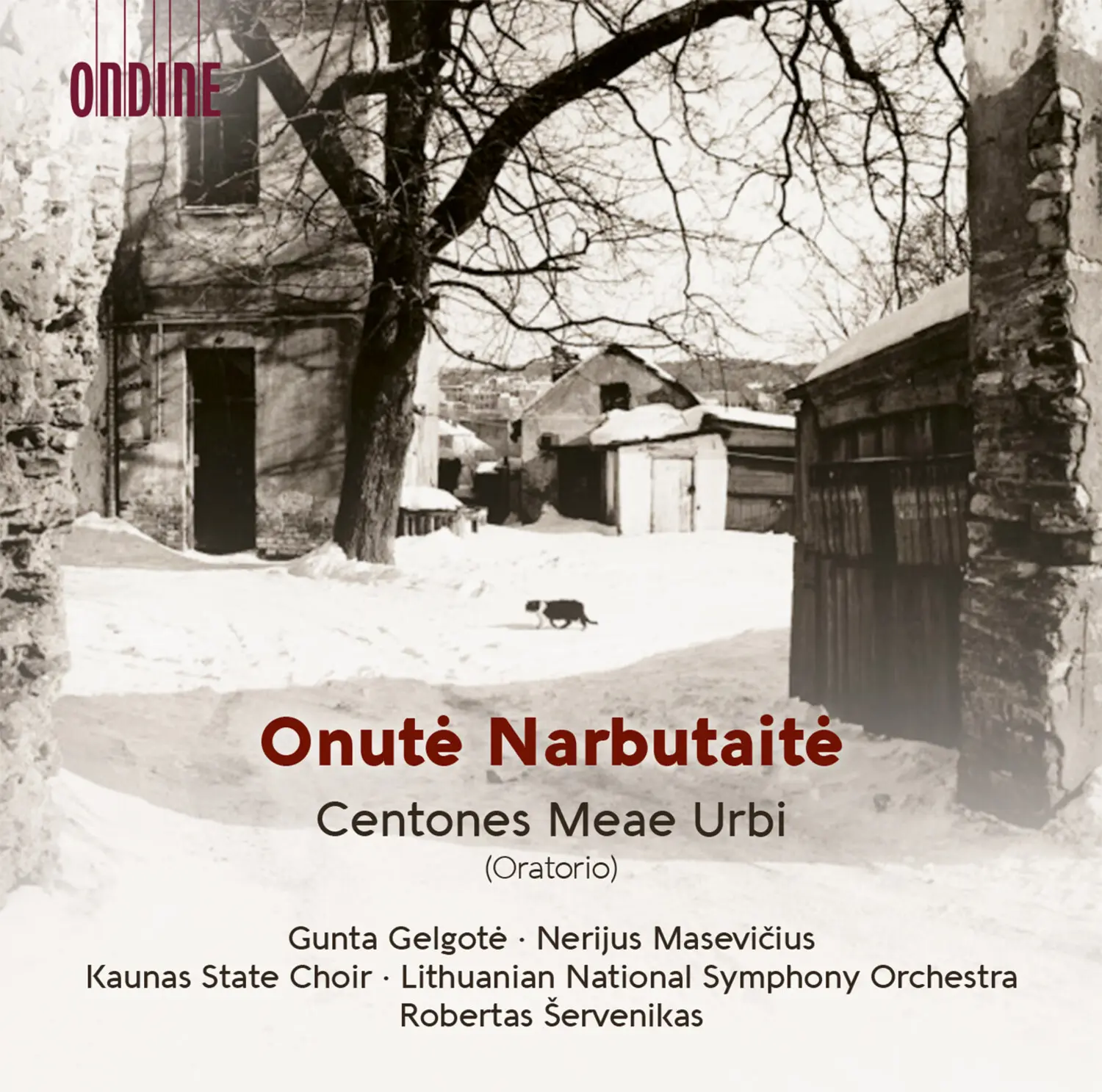 Lithuania National Symphony Orchestra - Onute Narbutaite: Centones Meae Urbi (Oratorio)  [COMPACT DISC - CD]