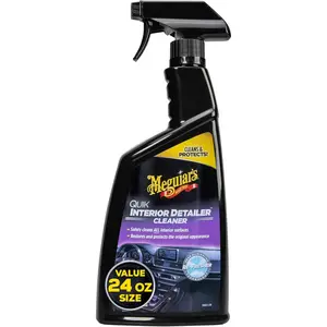 Meguiar's Quik Interior Detailer Cleaner - 24 Oz Spray Bottle