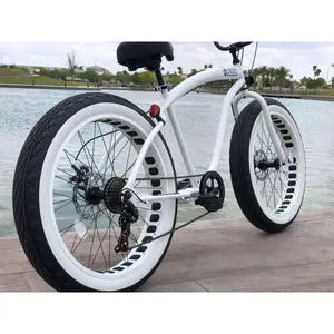 **Back In Stock!** SIKK UFO Men's Fat Tire 7 Speed Cruiser STORMTROOPER - White