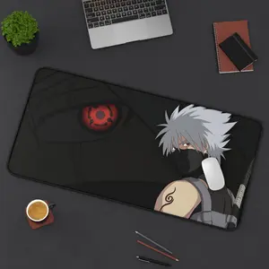 Kakashi Anime Desk Mat, Ninja Gaming Mouse Pad, Keyboard Mat, Anime Desk Mat For Office, Gift For Gamer