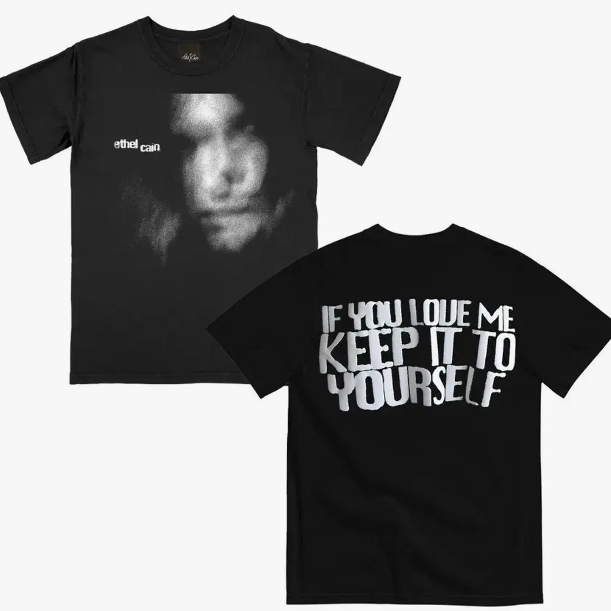 Black #Ethel Cain-Hate Unisex Two Sided T-shirt All Size GIN