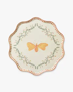 Flutter Dinner Plate Set - Golden