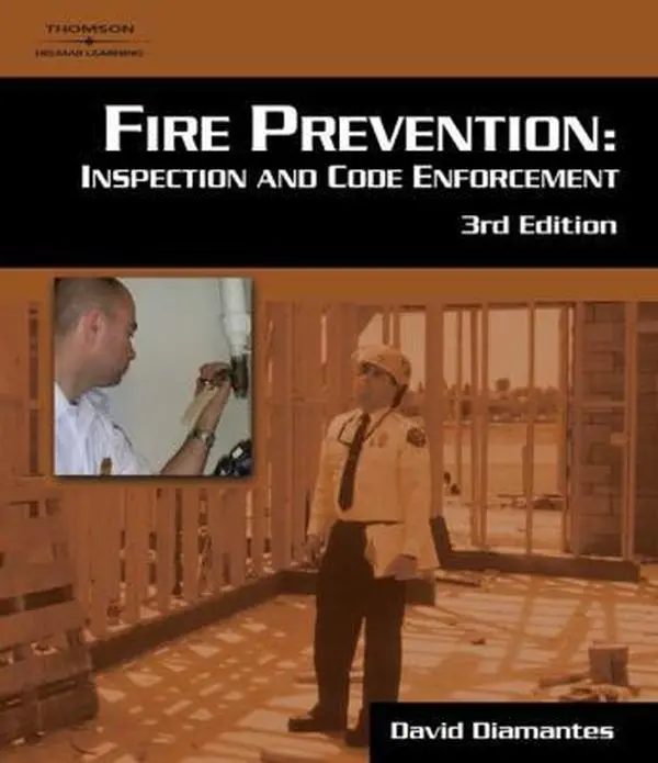 Used Hardcover Book - Fire Prevention: Inspection And Code Enforcement by David Diamantes (English) - Fire Protection, Building Inspection, Very Good Condition, Comprehensive Guide with Practical Examples