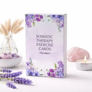Somatic Therapy Exercise Cards, Nervous System Support Deck, Body Awareness and Grounding Flashcards, Trauma-Informed Healing for Adults