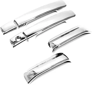Sizver Chrome Door Handle Covers For 2005-2015 Nissan Xterra Handle Cover Trim