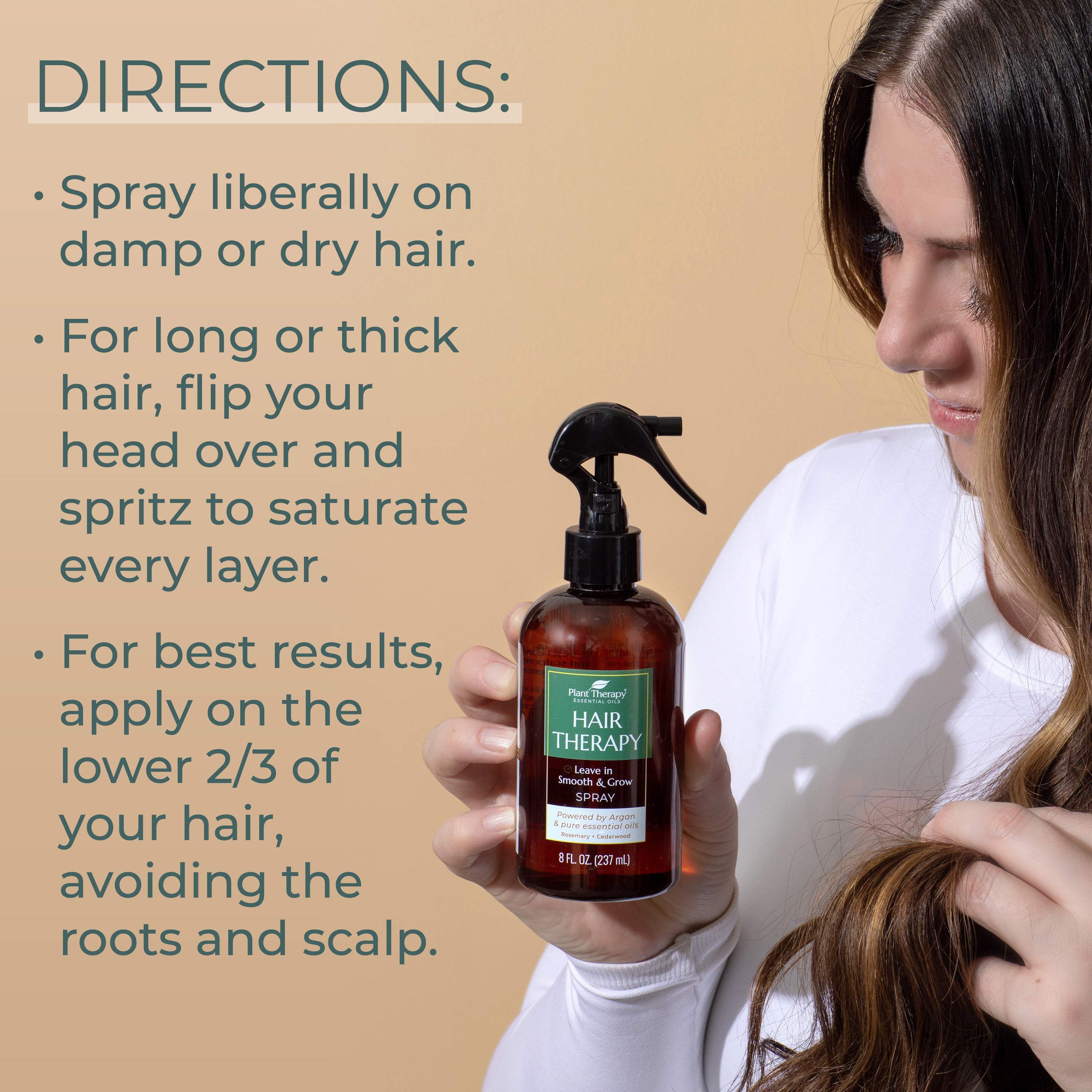 Plant Therapy Therapy Conditioning Leave-In Spray 8 oz Smooth, Soften & Detangle, Paraben & Synthetic Fragrance Free Plant Therapy Therapy Conditioning Leave-In Spray 8 oz Smooth, Soften & Detangle, Paraben & Synthetic Fragrance Free