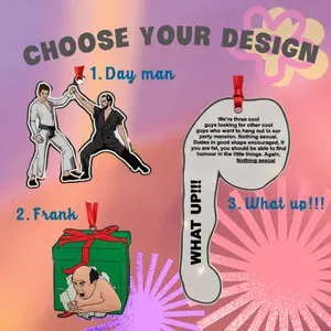 ASIP Always Sunny Classic TV Show Parody Car Keychain, Acrylic Decoration, Double Sided Acrylic Keychain