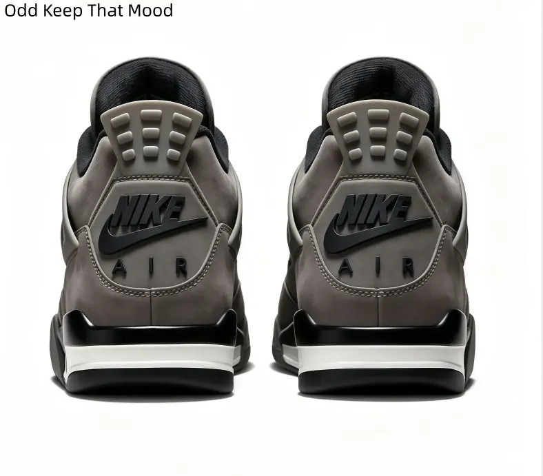 Neutral Gray Brown Mid Top Street Sneakers Unisex Suede Mesh Soft Cushion Sole All-match Retro Daily Fashion Walking Trainers for Casual Outfits