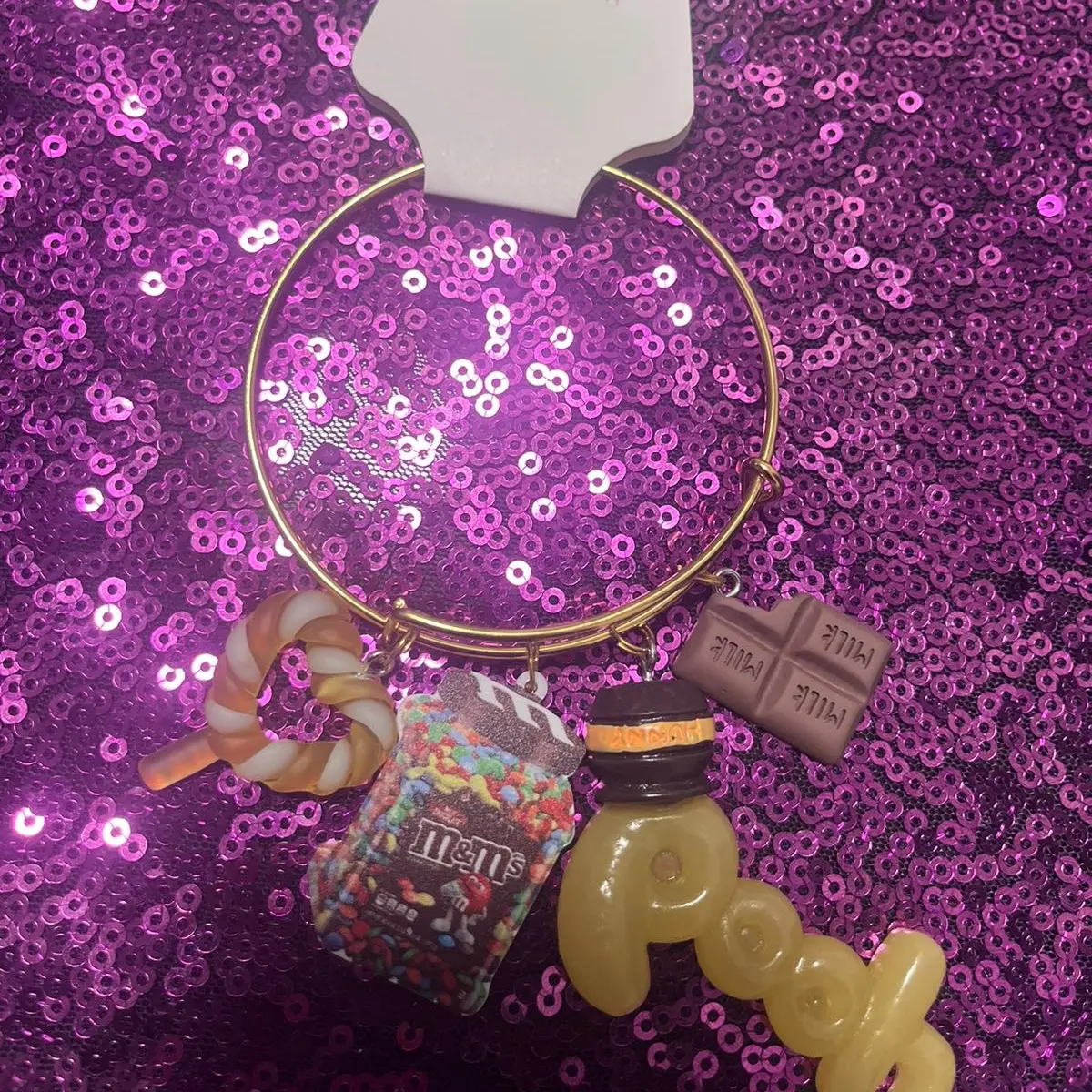 Pooh gold bangle
