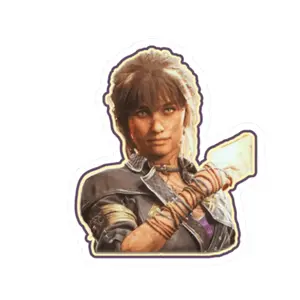 Clair Obscur Expedition 33 Sciel Sticker Glossy Scratch Resistant Vinyl Eco Solvent Ink Kiss Cut Design