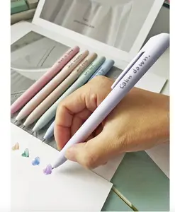 Motivational Pastel Pens "Calm Collection" - Soft Pastel Colors for Creative Writing & Drawing - Calm Down Design