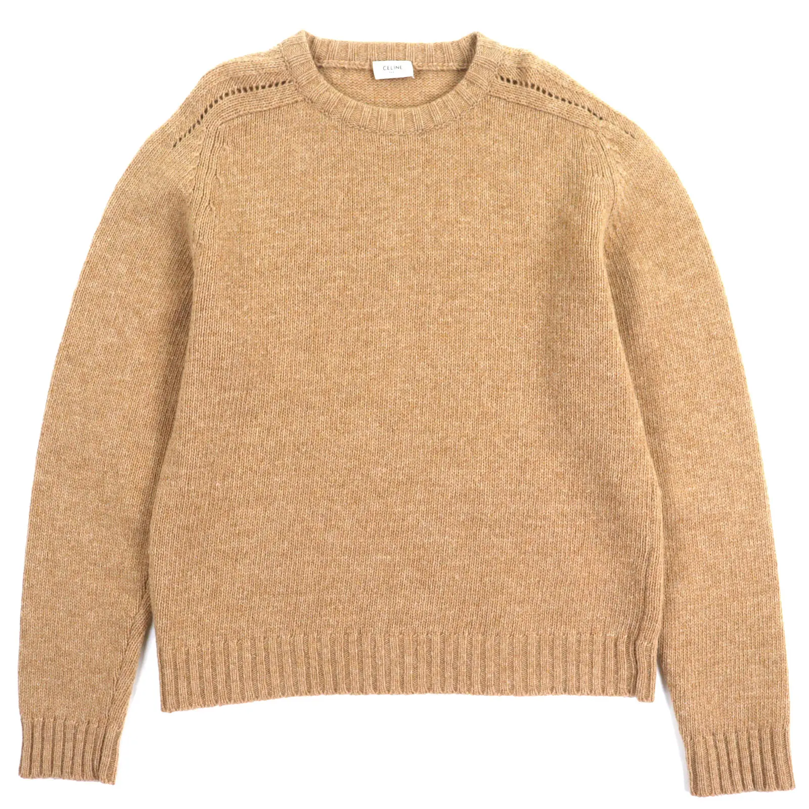 Pre-owned Celine Wool Small Leather Goods Sweater
