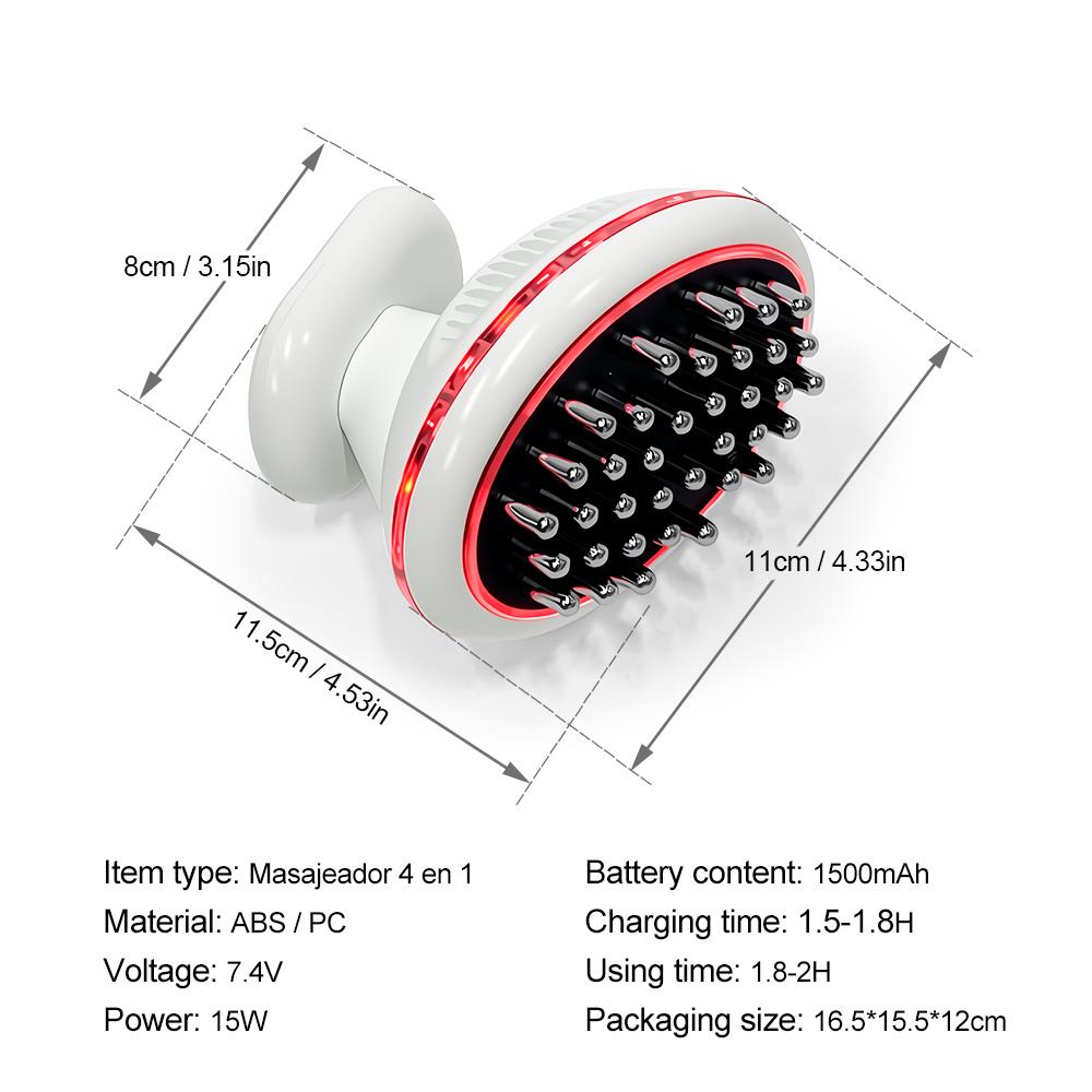 Electric Rechargeable Massage, Dual Function Scratching & Massage