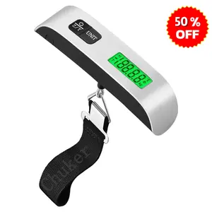Portable Digital Luggage Scale,Pet Scale for Accurate Weighing,110lbs Hanging Baggage Scale with Backlit LCD Display,Portable Suitcase Weighing Scale, Travel Luggage Weight Scale with Hook, Strong Straps for Travelers Outdoor essentials,must-have gifts