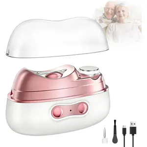 3-in-1 Automatic Electric Nail Clipper with LED Light & Dual Speed Modes USB Rechargeable Manicure Tool for Home Travel Nail Art & Care uv led nail lamp nail tech equipment