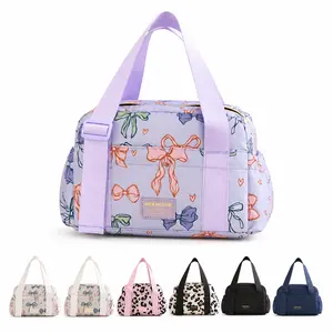 Large Capacity Insulated Lunch Bag, Reusable Cooler Tote with Side Pockets, Waterproof Lunch Box Carrier for Women and Adults