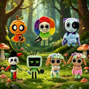 Dandy's World, 20th model Premium Full Collection Plush Dolls    Vee  Gourdy Pebble  plushies   cute girl gifts
