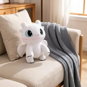 Kawaii Black Dragon Plush Toy Body Pillow Cute Cartoon Stuffed Doll Soft Decorative Body Pillow Sleeping Back Cushion Decor Gift