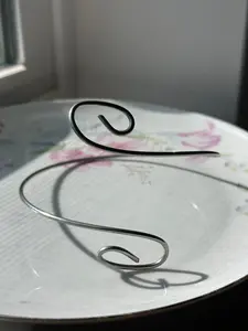 Silver Spiral Arm Cuff