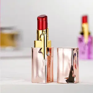 Cute Lipstick Lighter (Without Gas) - Wind-resistant Flame Refillable Butane System Stylish Smoking Accessory Gift Butane Gas Not Included