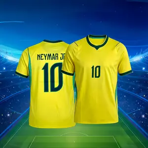 10# Neymar JR 2026 Home Short Sleeve Soccer Jersey Quick-Dry