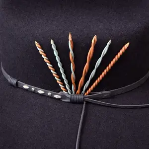 Cowboy Toothpick-Western Accessory with Distinctive Hat & Ball Cap Design Hat Ornament Hat Decoration