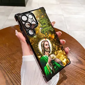 Creative Jesus Pattern Phone case For SAMSUNG GALAXY S22 S23 S24 S25 FE ULTRA PLUS Four Corners Cases 283
