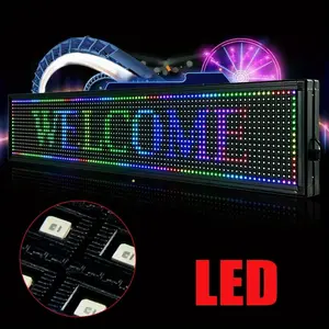 2024 7-Color Digital Message Display Board Led Scrolling Sign Led Scrolling Message Display Programmable with SMD Technology for Advertising and Business