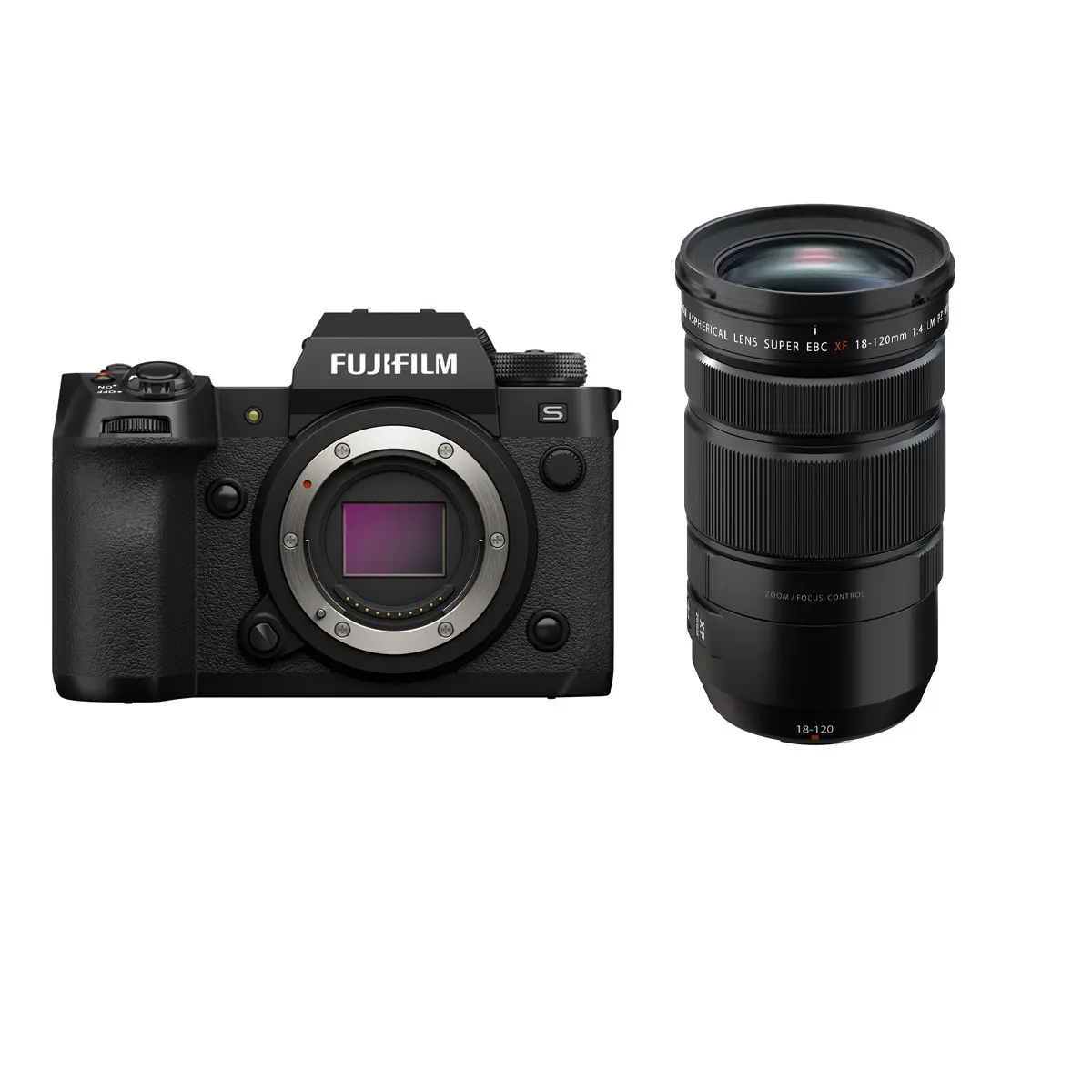 Fujifilm X-H2S Mirrorless Camera with XF 18-120mm f/4 LM PZ WR Lens, Digital