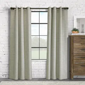 Thermaplus  36 to 72 in. Extendable Blackout Curtain Rod with Cap Finial - Espresso