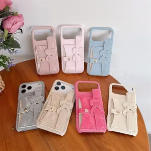 2024A Protective Phone Case for Iphone 17 Pro Max AIR 17Pro 17, Featuring a Wristband Card Holder And Designed to Prevent Drops.2025