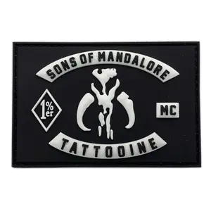 Sons of Mando MC Tatooine Patch [3D-PVC Rubber -Hook Fastener -SM1]