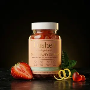 LUSHEA Botanical Gummies | Strawberry Lemonade Flavor | 60 Count
